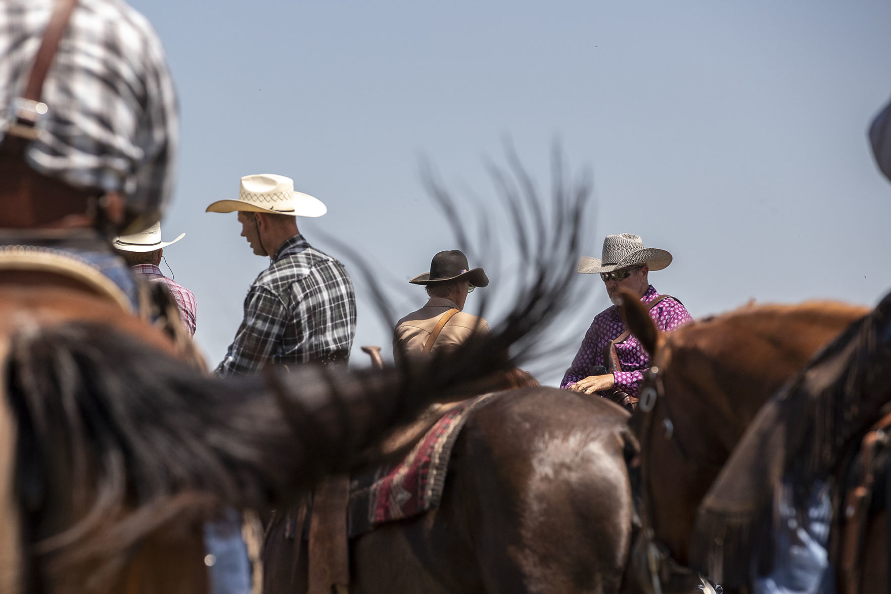 Cowboy mounted shooting